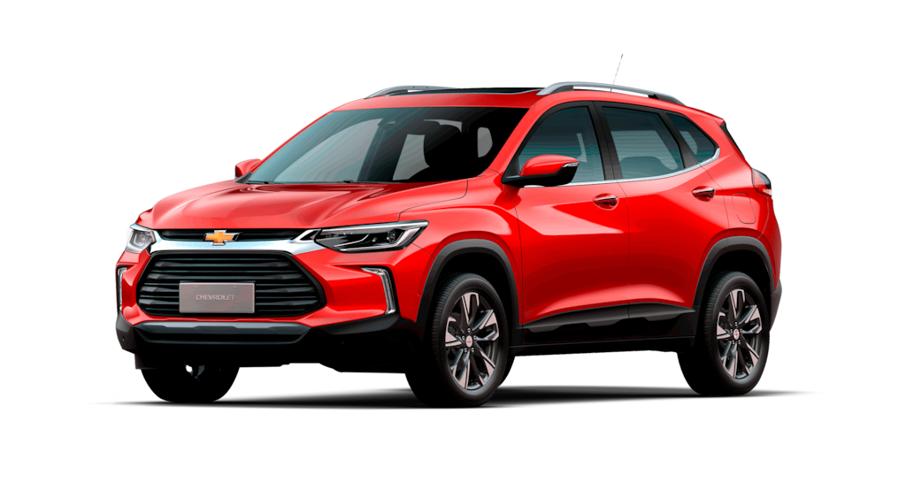 Comprar SUV Tracker vermelho chili na Chevrolet